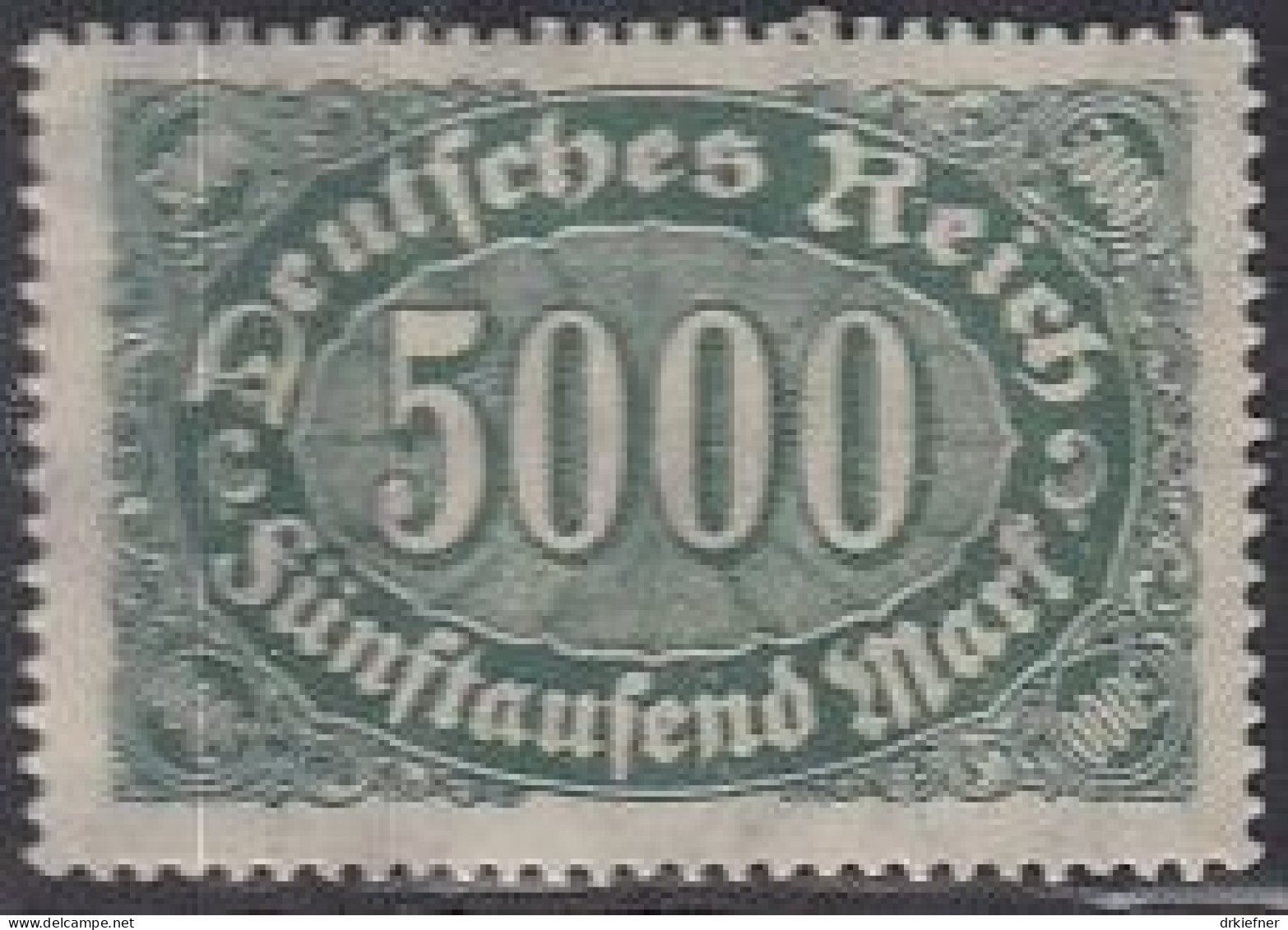 DR  256 A, Postfrisch **, Queroffset, 1922 - Neufs