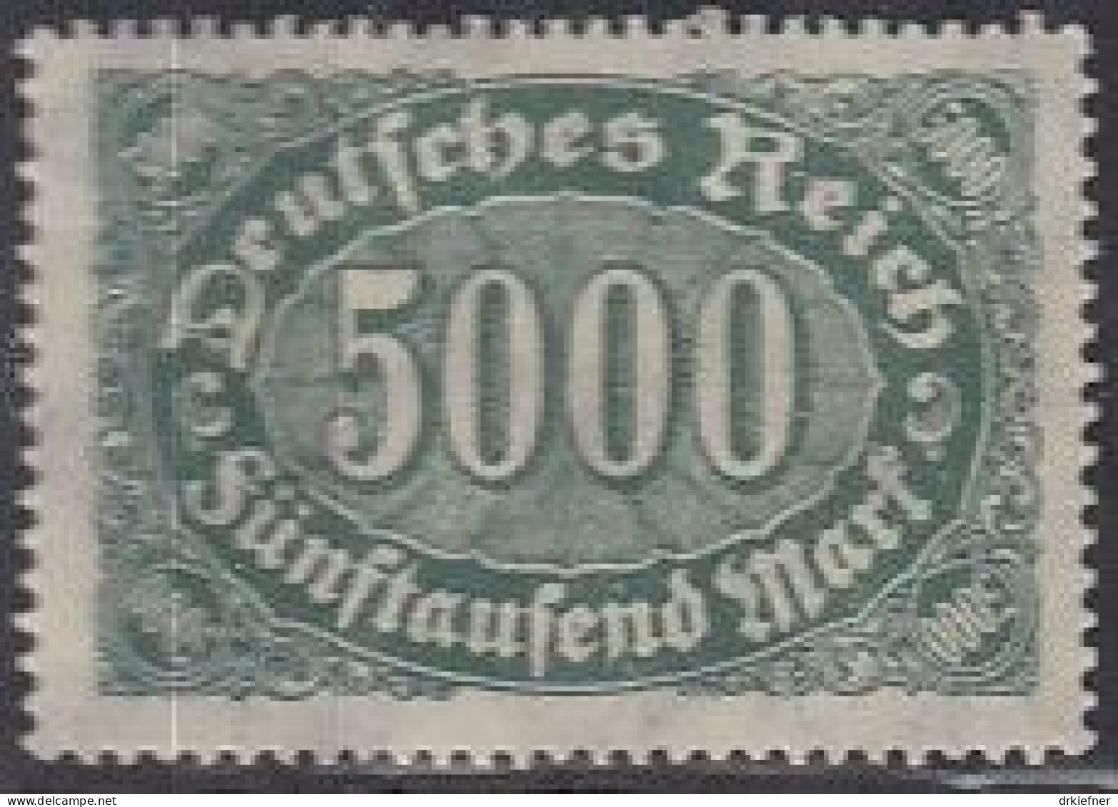 DR  256 A, Postfrisch **, Queroffset, 1922 - Ongebruikt