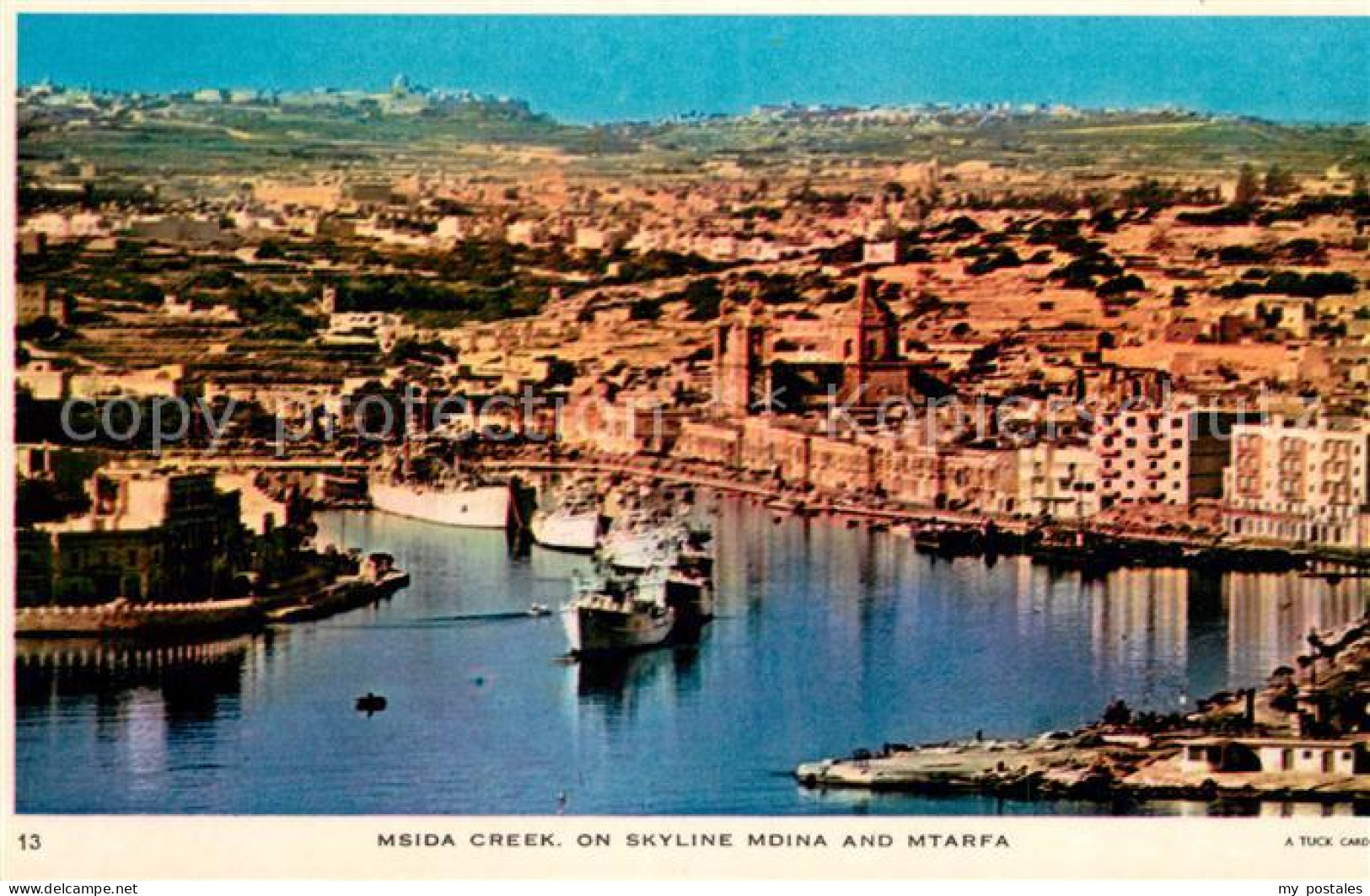 73628321 Mdina Malta And Marfa Msida Creek Mdina Malta - Malte