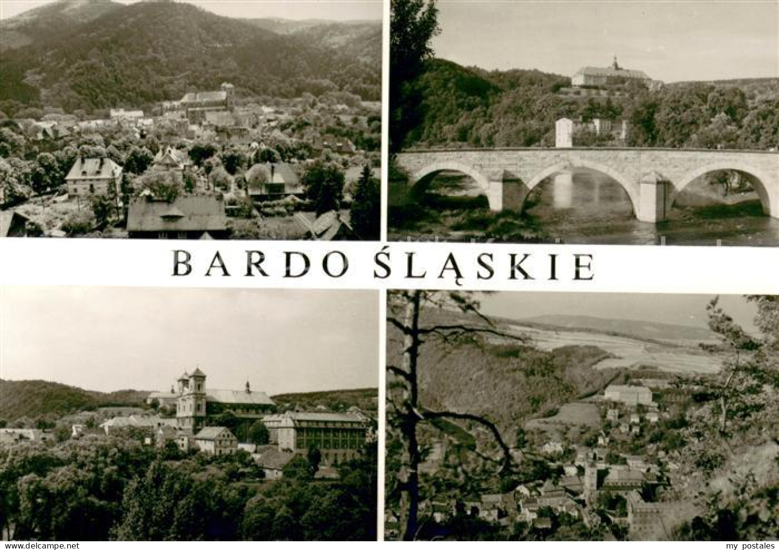 73628266 Bardo Slaskie Widok Ogolny Zabytkowy Most Kamienny Bardo Slaskie - Poland