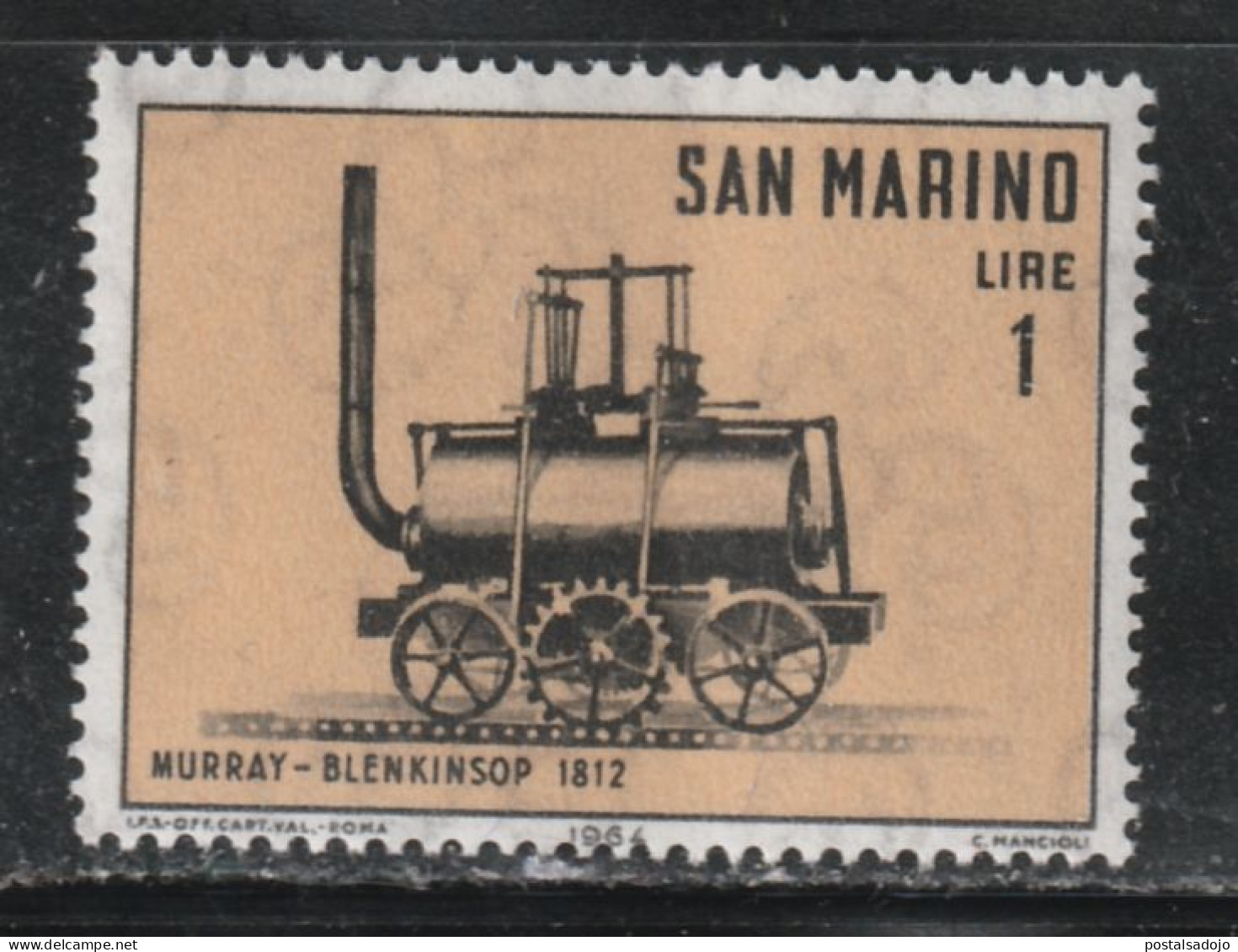 SAINT- MARIN 97 // YVERT 627 // 1964 - Used Stamps
