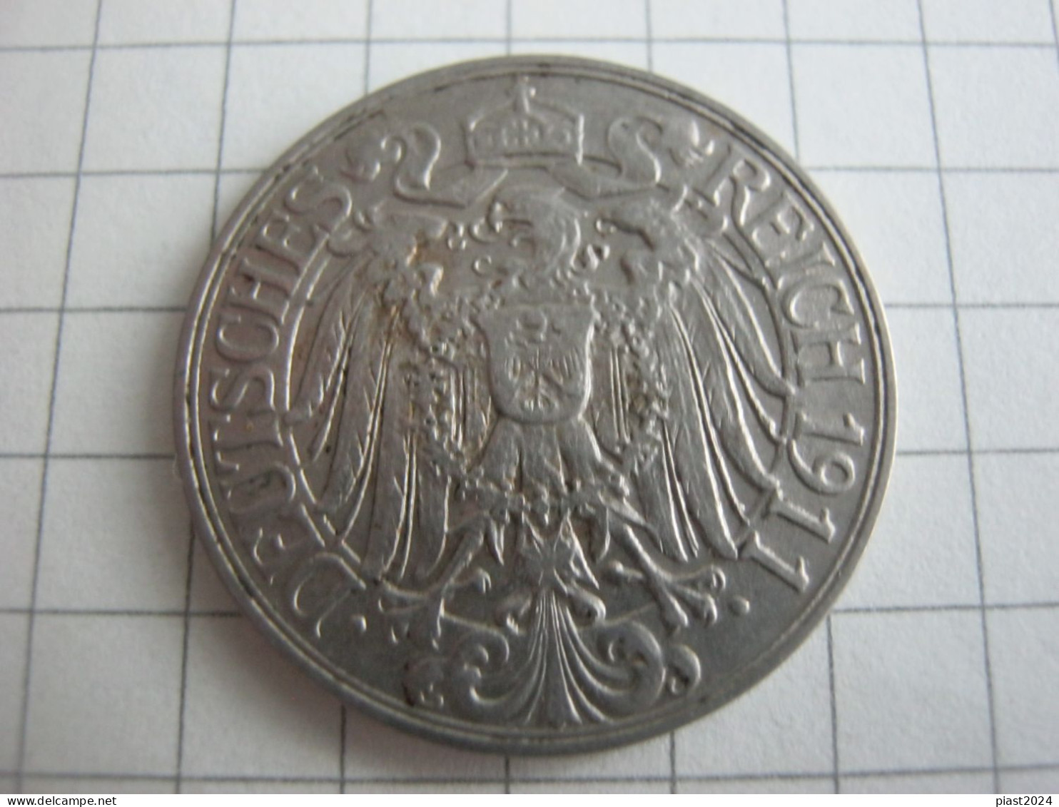 Germany 25 Pfennig 1911 G - 25 Pfennig