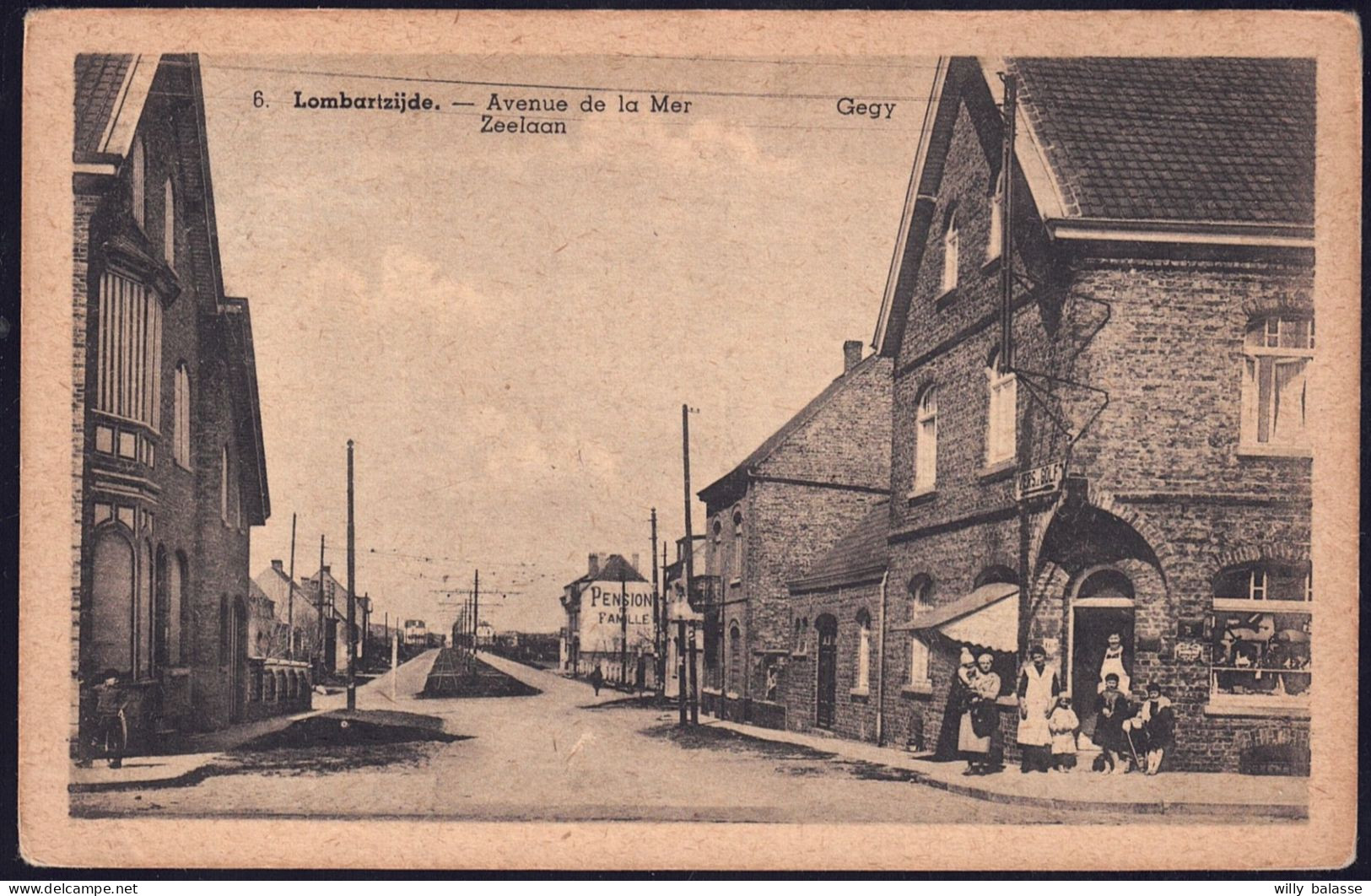 +++ CPA - LOMBARDSIJDE - Avenue De La Mer - Commerce  // - Middelkerke