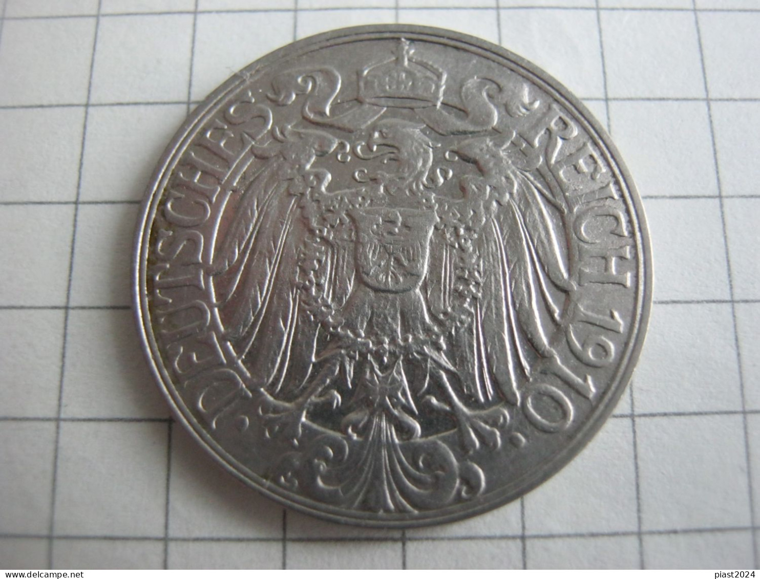 Germany 25 Pfennig 1910 F - 25 Pfennig