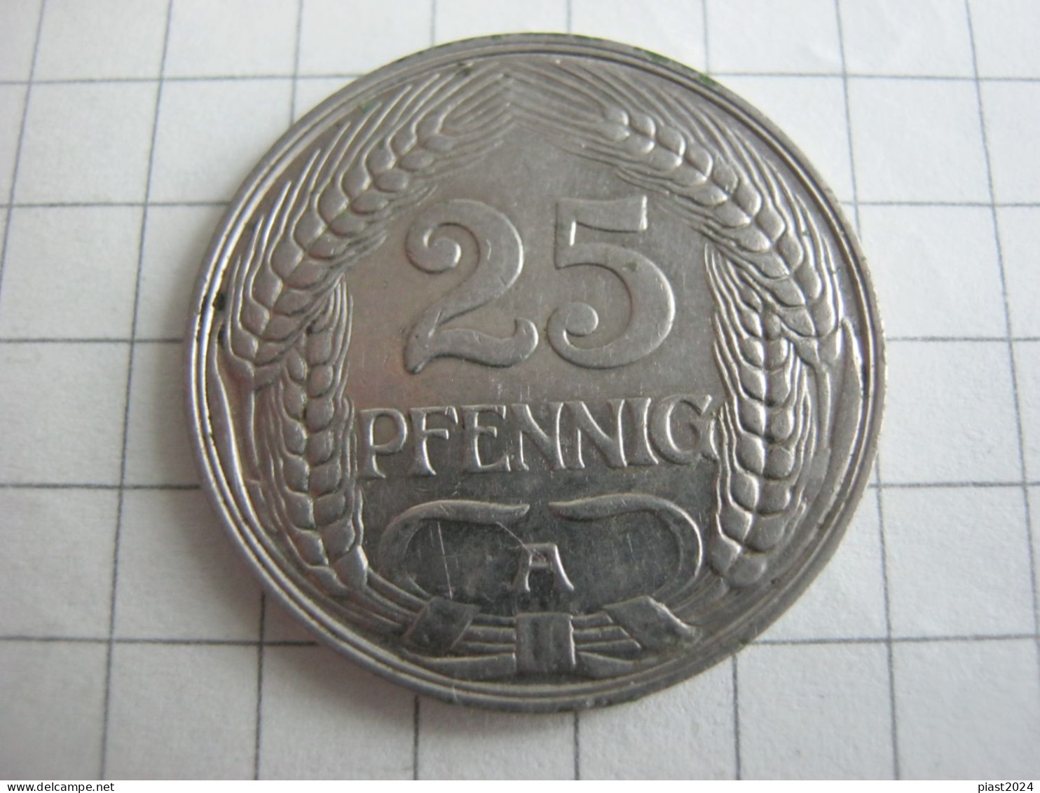 Germany 25 Pfennig 1912 A - 25 Pfennig