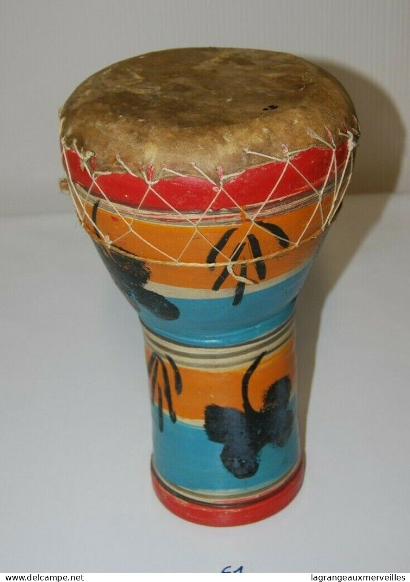 E1 Ancien Tam Tam - Objet Ethnique - Africain - Indouisme - Afrikanische Kunst