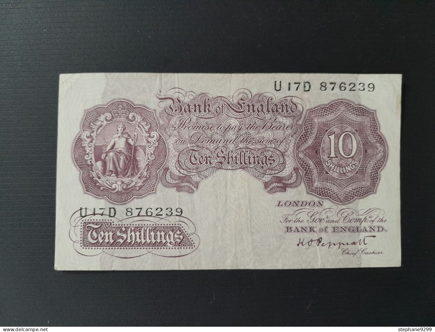 10 SHILLINGS 1940.P-366a.ROYAUME UNI - 1 Pound