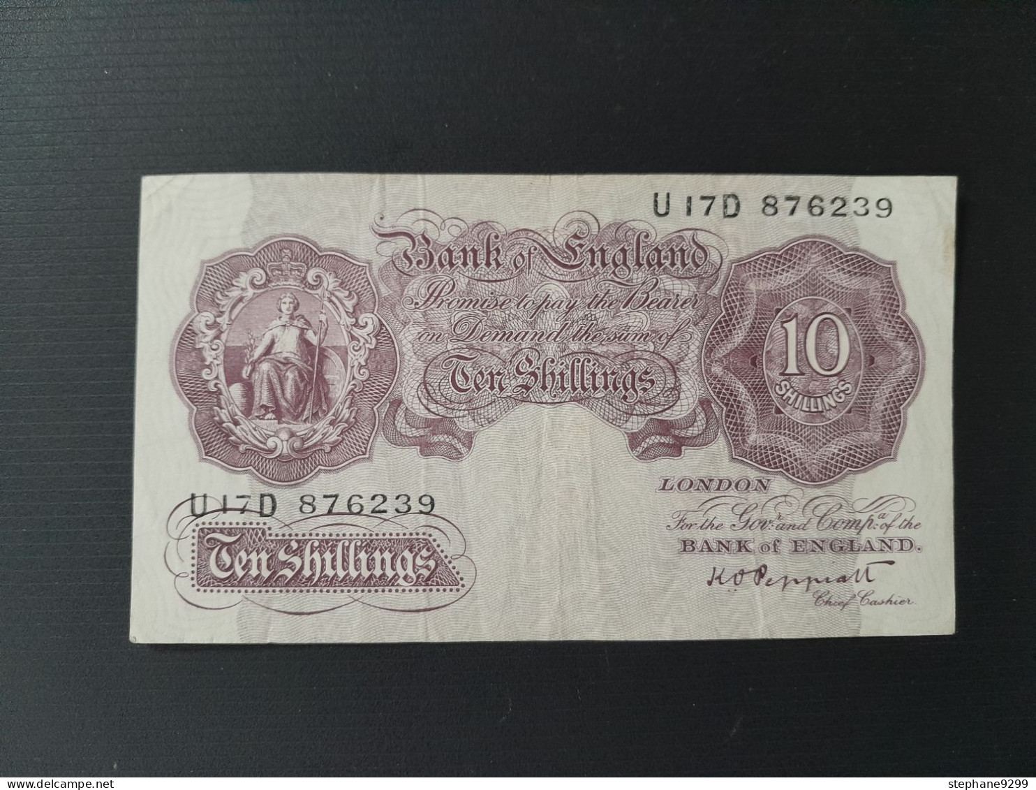 10 SHILLINGS 1940.P-366a.ROYAUME UNI - 1 Pond