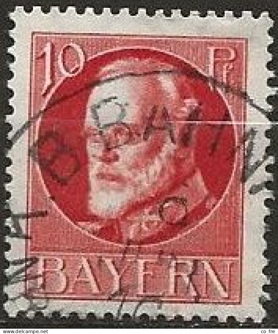 Allemagne: Bavière N°113 (ref.2) - Used