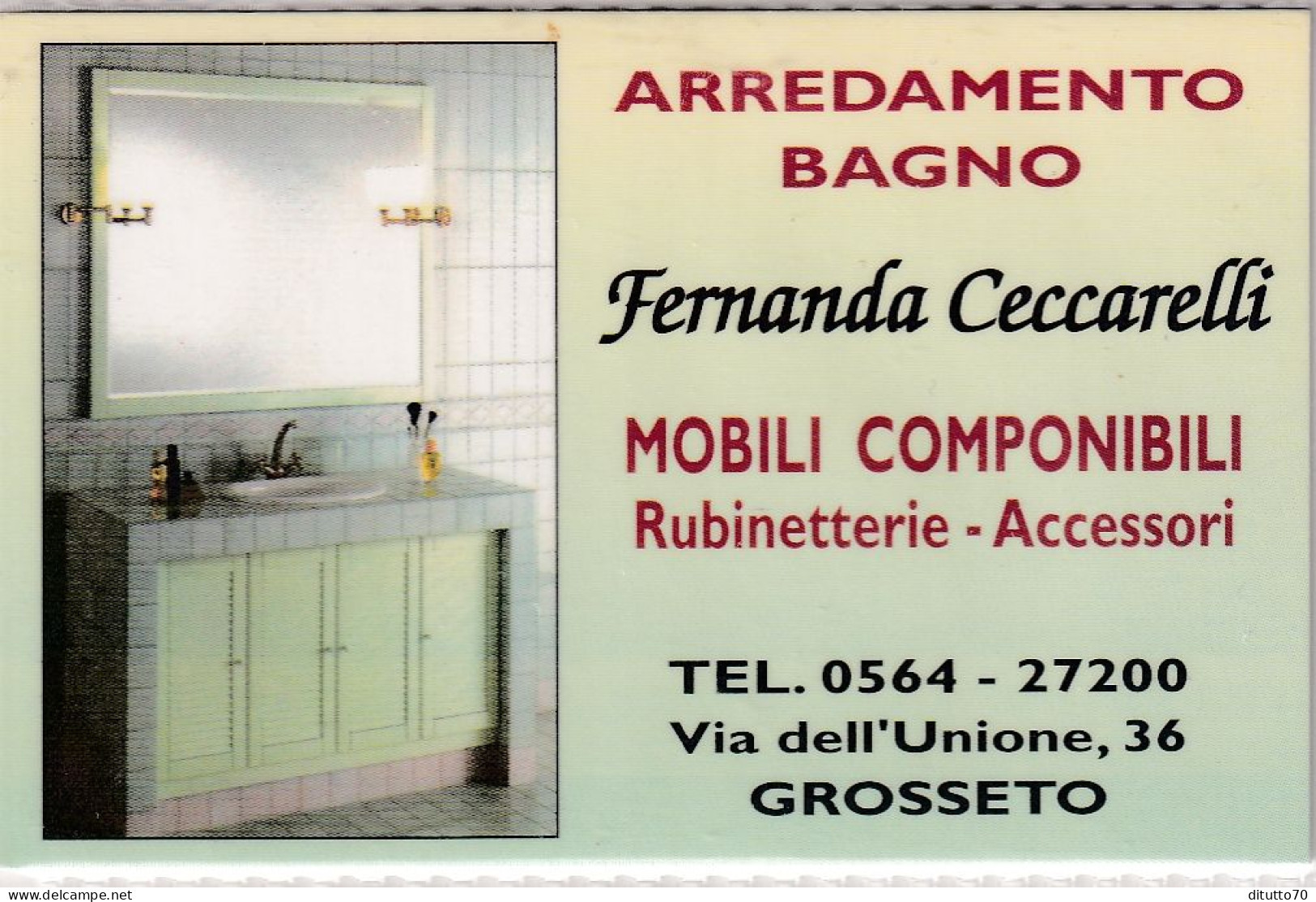 Calendarietto - Arredamento - Grosseto - Anno 1998 - Petit Format : 1991-00