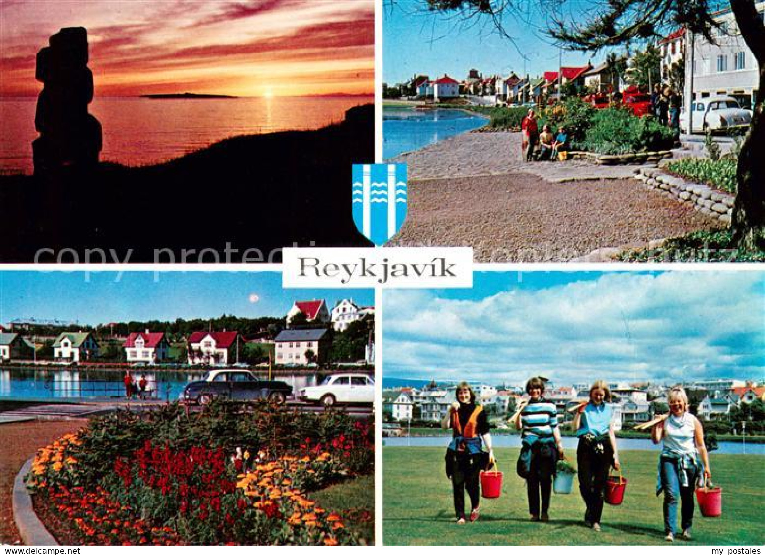 73627773 Reykjavík Summer Scenes By The Lake And The Sea Capital Of Iceland Reyk - Island