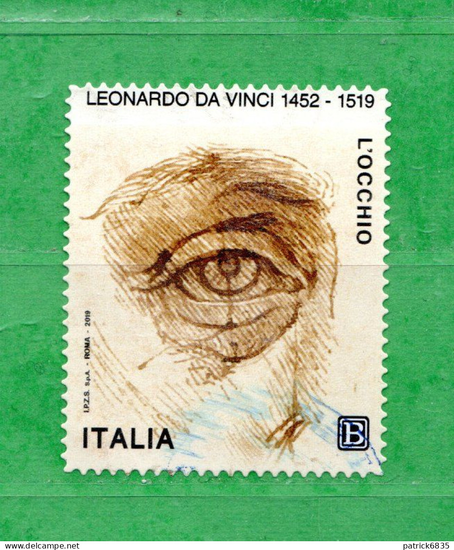 Italia °- 2019 -  LEONARDO Da VINCI.  ( L'OCCHIO ) - 2011-20: Used