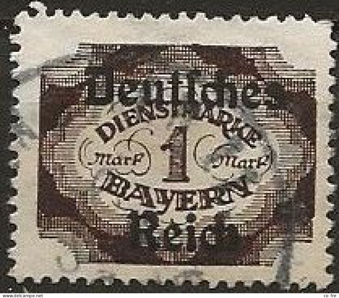 Allemagne: Bavière, Timbre De Service N°73 (ref.2) - Dienstzegels