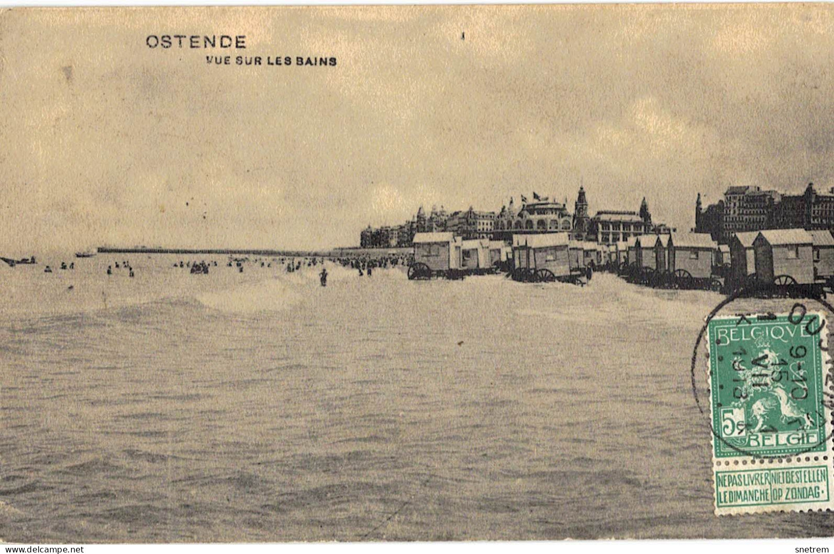 Oostende - Vue Sur Les Bains - Oostende