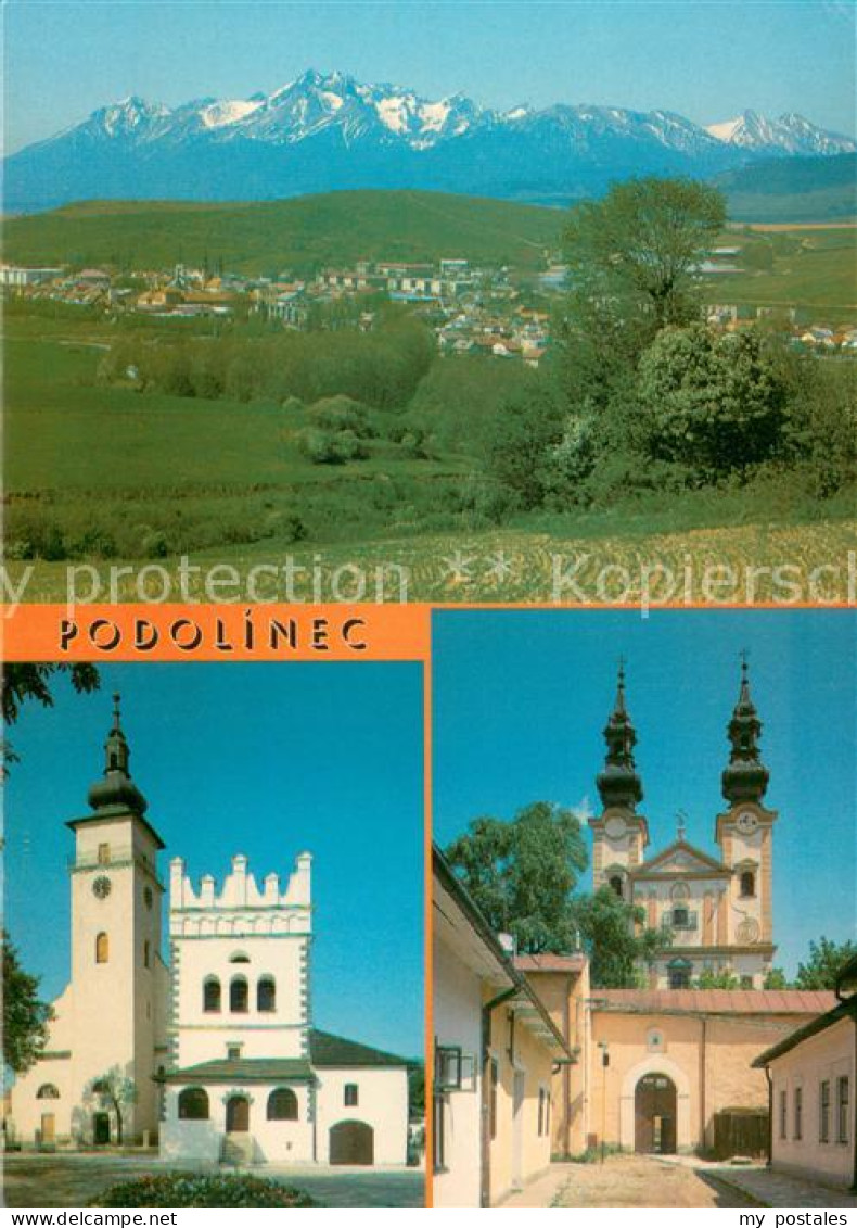 73627691 Podolinec Panorama Gebirge Kirche  - Slovenië