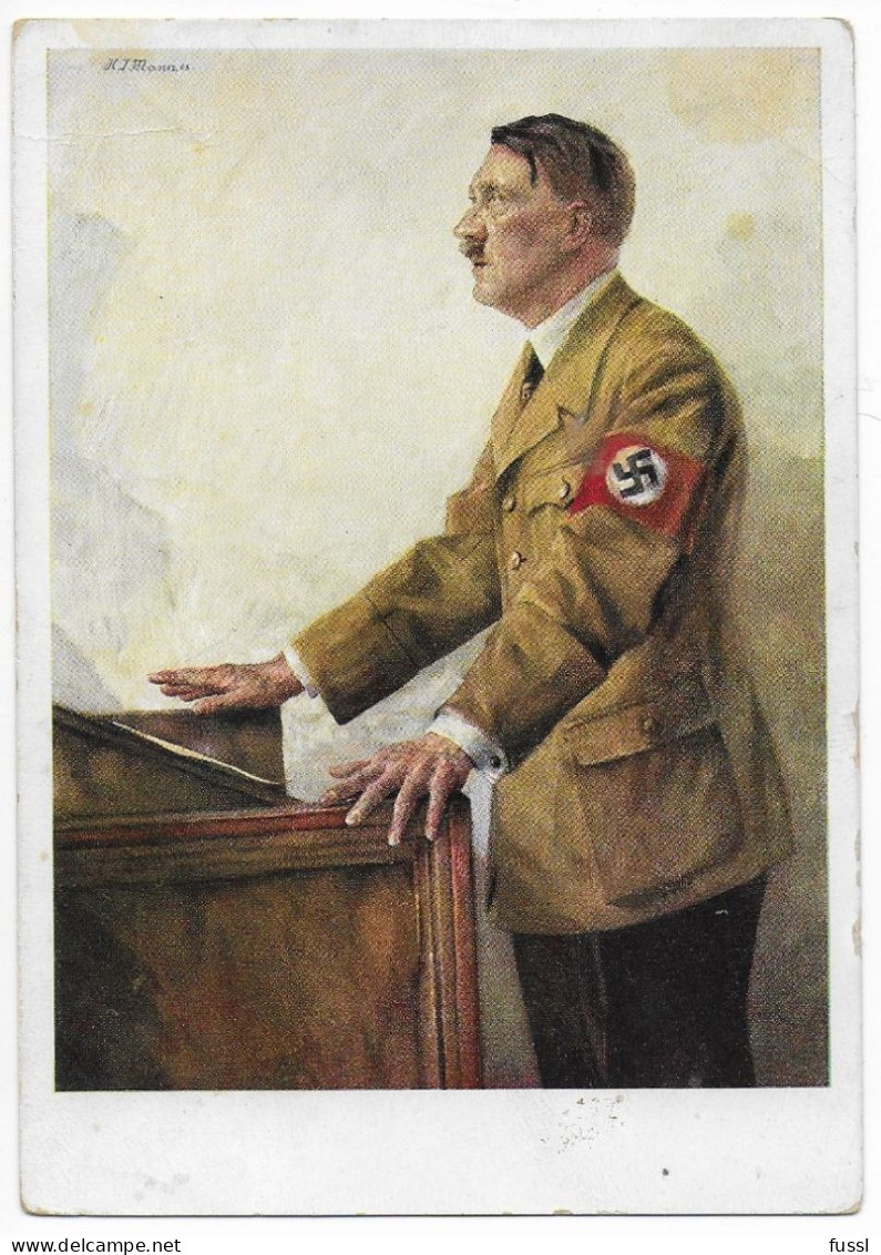 Reichsparteitag Adolf Hitler Propaganda Karte Deutschland Bayern Nazi Allemagne Führer NSDAP German Empire - Covers & Documents