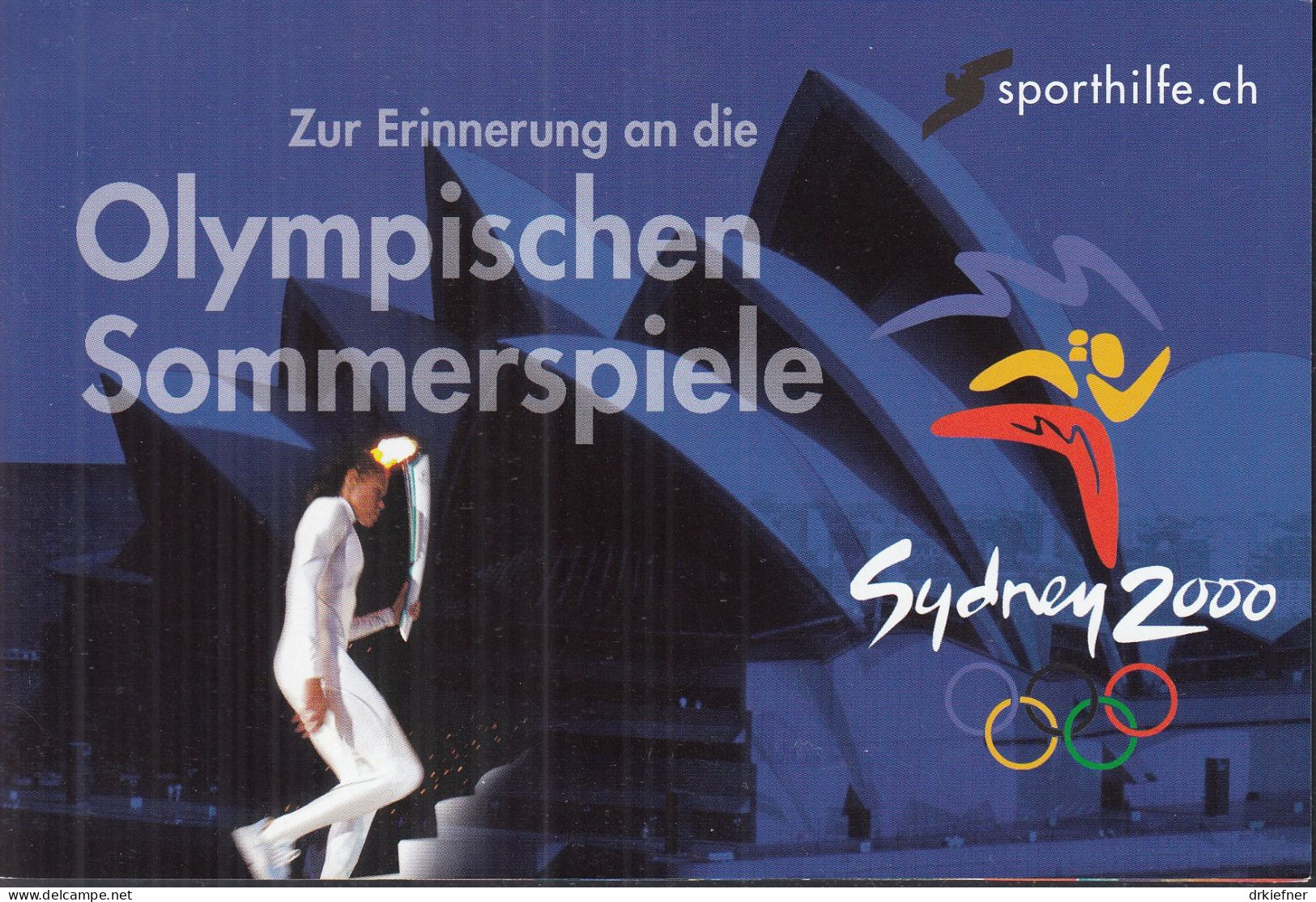 SCHWEIZ  Privates Markenheftchen Der Sporthilfe, Mit 1735-1737, Gestempelt, Olympiade Sydney, 2000 - Booklets