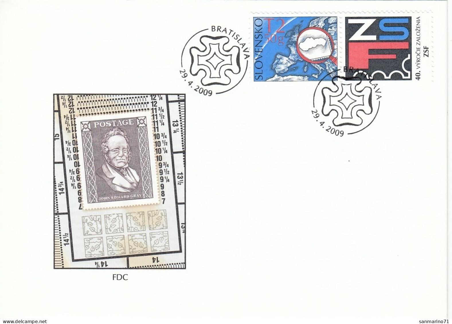 FDC SLOVAKIA 613 - Andere & Zonder Classificatie