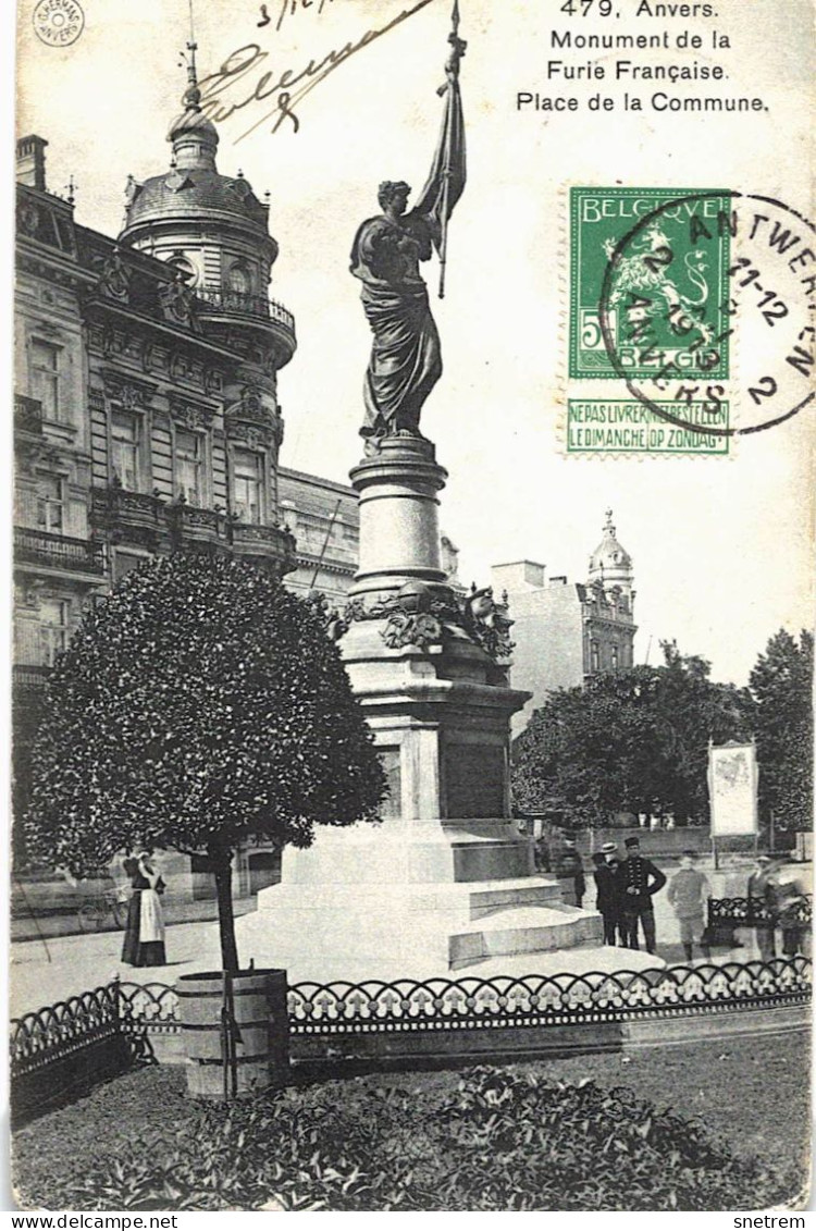 Anvers - Monument De La Furie Francaise - Antwerpen