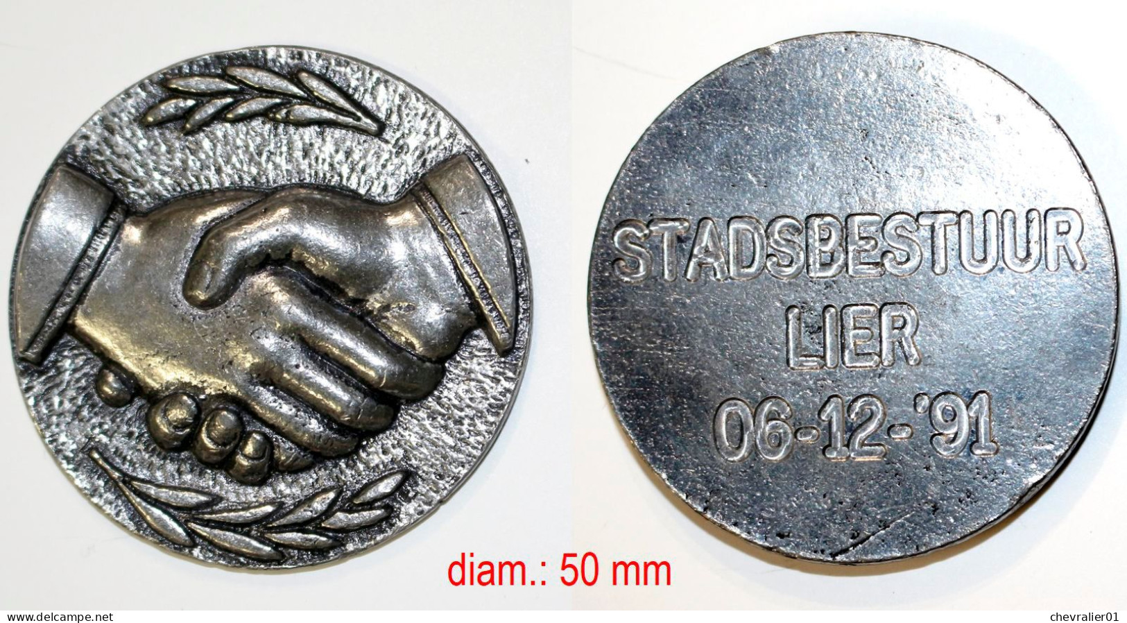 Médaille Civile-BE_stadsbestuurd Lier_21-19 - Sonstige & Ohne Zuordnung