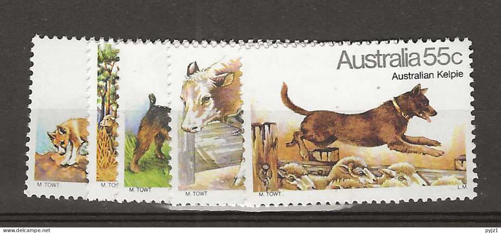 1980 MNH Australia Mi 700-04 Postfris** - Neufs