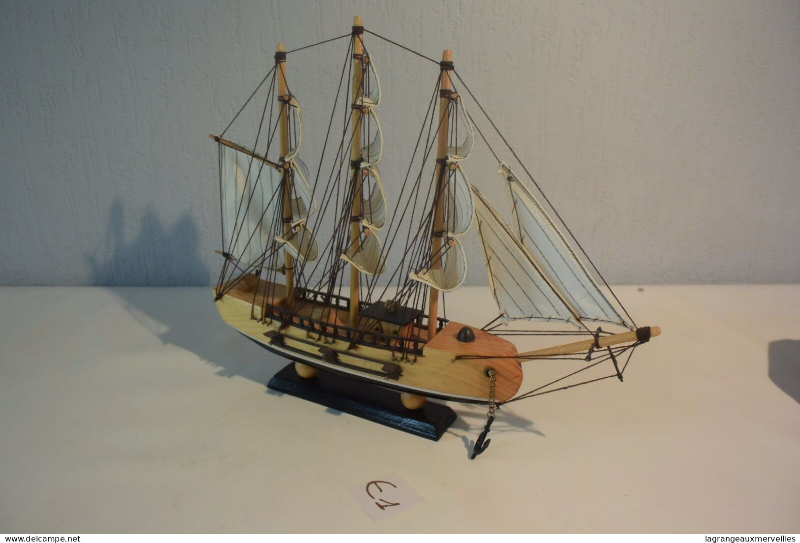 E1 Ancienne Maquette Bateau Voilier CUTTY SARK 1865 - Maritime Dekoration