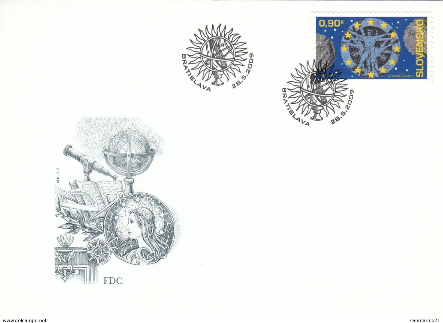 FDC SLOVAKIA 615 - Zonder Classificatie