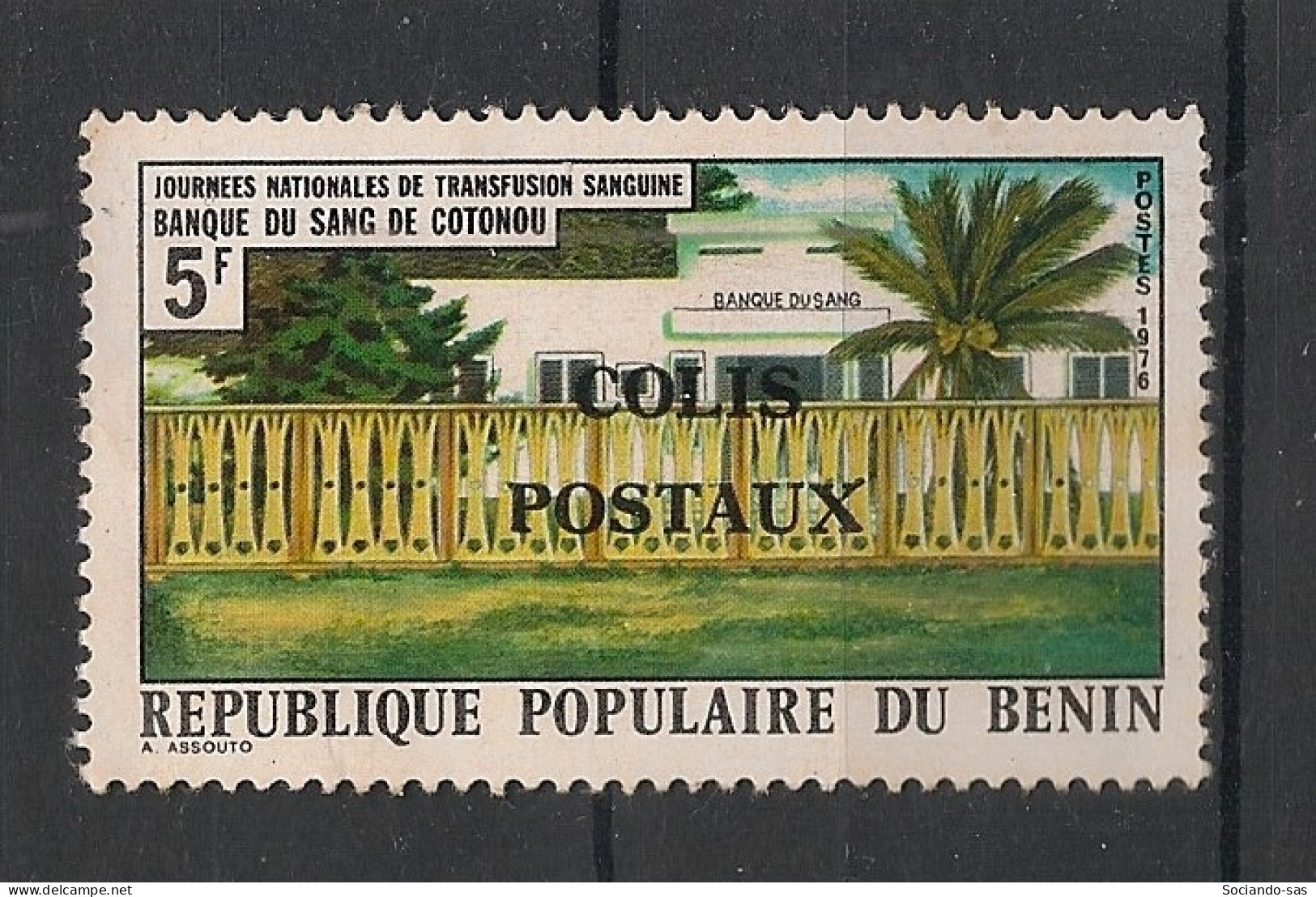 BENIN - 1976 - Colis Postaux N°Mi. 13 - Banque Du Sang - Neuf Luxe ** / MNH / Postfrisch - Benin – Dahomey (1960-...)