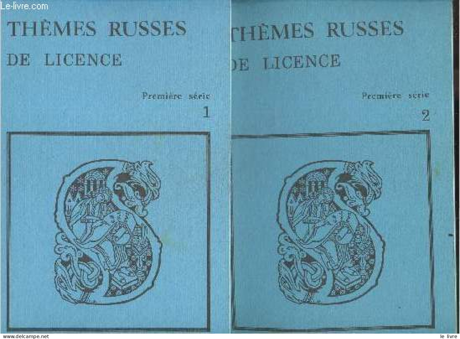 Themes Russes De Licence - Premiere Serie 1 + 2 : Lot De 2 Volumes - Fascicule 1 : Textes Et Traductions + Fascicule 2 : - Ontwikkeling
