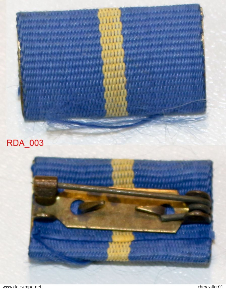 Médaille-RDA_003_ruban De Rappel_fur Treurdienst Der Deutshen Post DDR_21-16_D - Allemagne