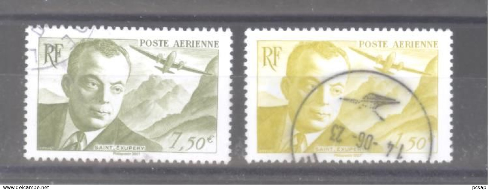 France Oblitérés : PA N°89/90 (Saint-Exupéry) (cachet Rond) - Gebraucht