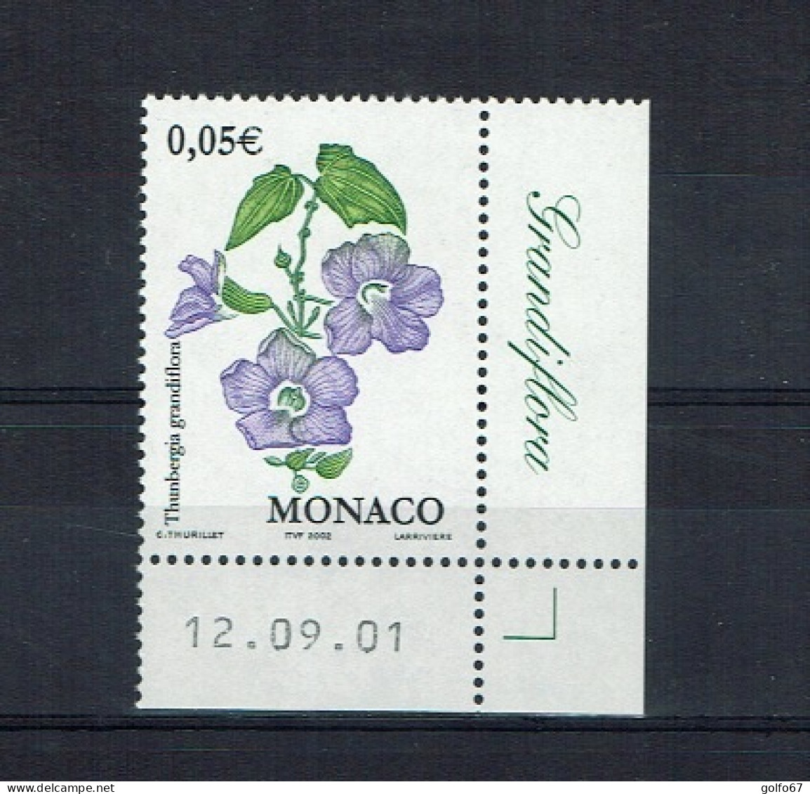 MONACO 2002 Y&T N° 2321 Coin Daté NEUF** - Unused Stamps