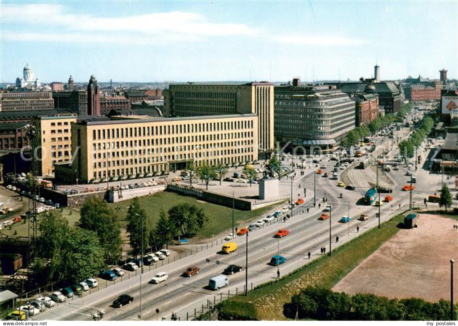 73627181 Helsinki Mannerheimintie Eduskuntatalolta Erottajalle Helsinki - Finlande