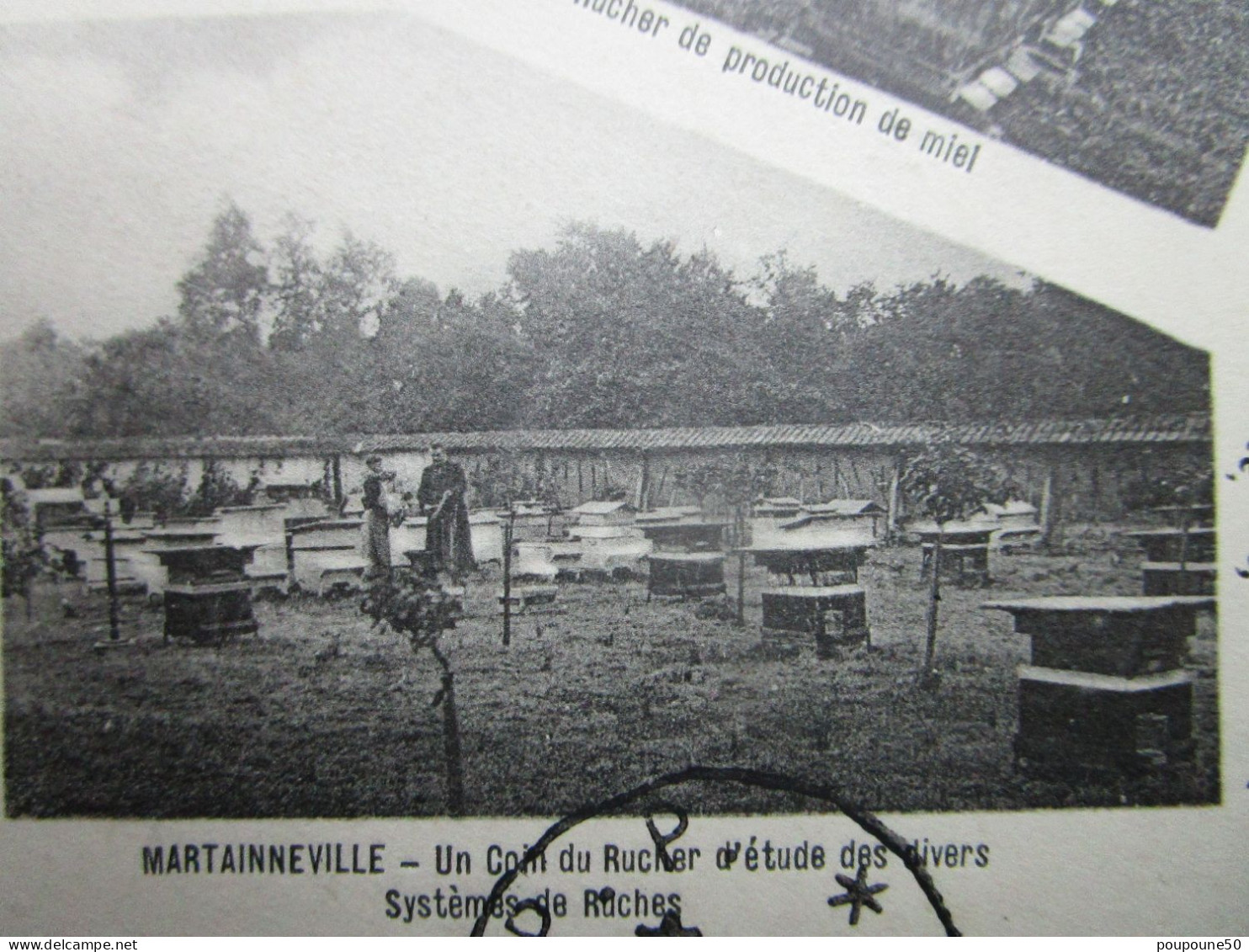 CPA 80 Somme MARTAINNEVILLE  ONICOURT Grebault Mesnil Prés Oisemont - Apiculture, Les Ruchers De L'Abbé  E.WARRE,Ruche - Oisemont