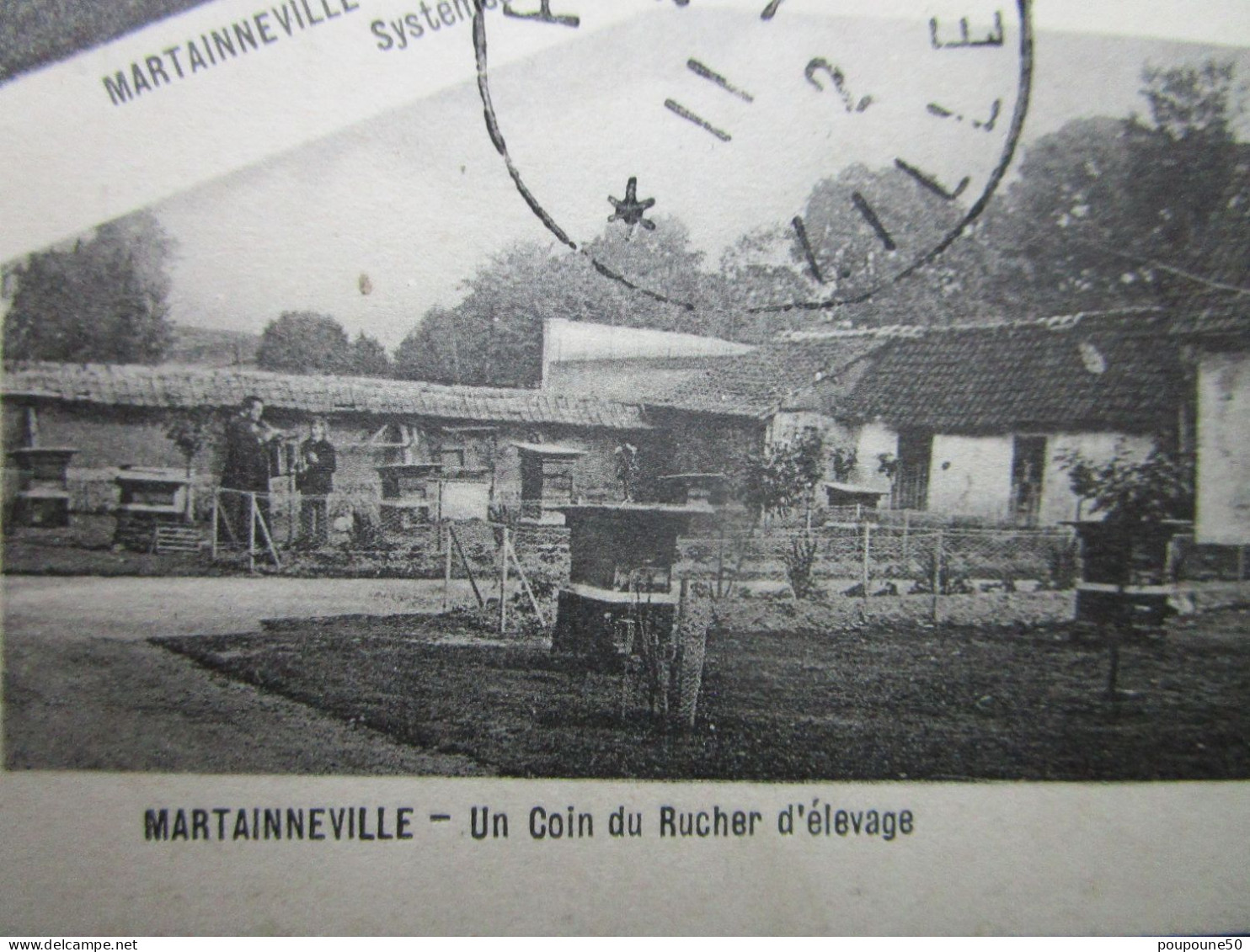 CPA 80 Somme MARTAINNEVILLE  ONICOURT Grebault Mesnil Prés Oisemont - Apiculture, Les Ruchers De L'Abbé  E.WARRE,Ruche - Oisemont