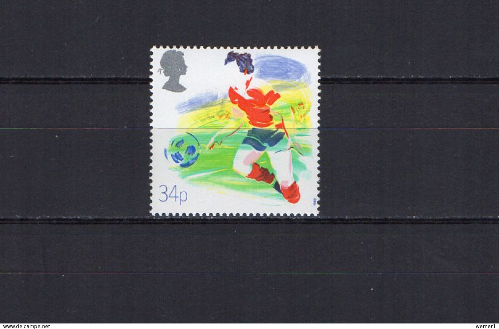 UK England, Great Britain 1988 Football Soccer Stamp MNH - Unused Stamps