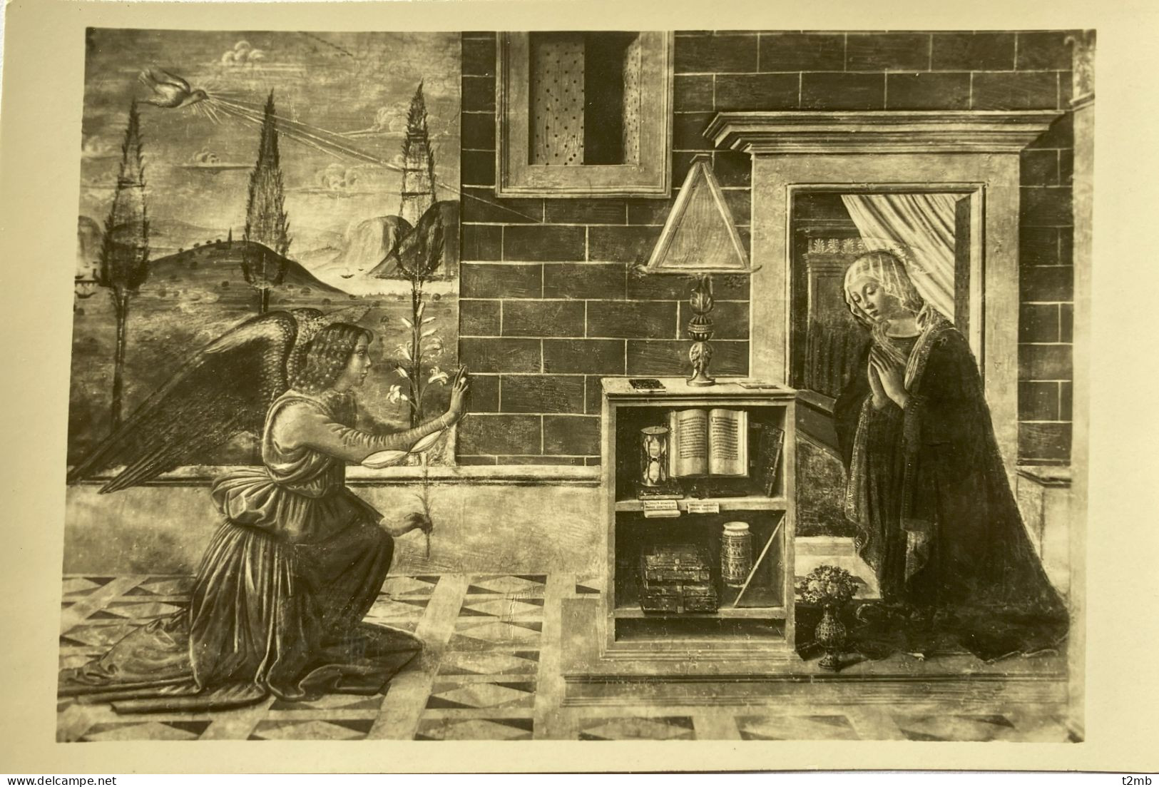 CPSM SAN GIMIGNANO - Annunciazione (D. Ghirlandaio, 1482) - Autres & Non Classés