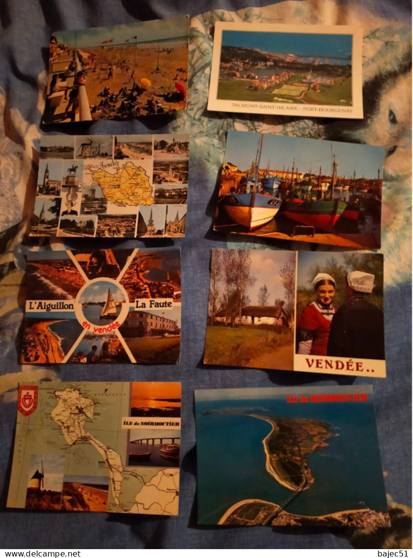 Lot De 780 Cartes Postale De Vendée 85 - 500 Postcards Min.