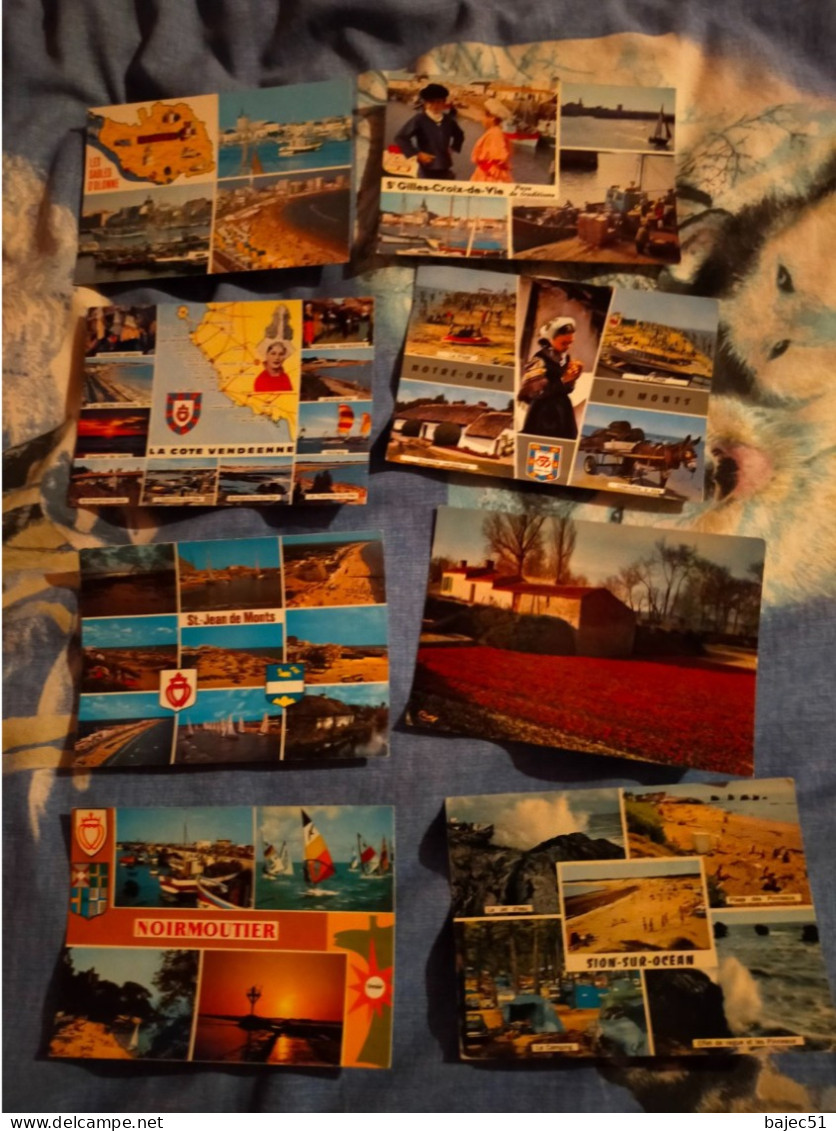 Lot De 780 Cartes Postale De Vendée 85 - 500 Postkaarten Min.