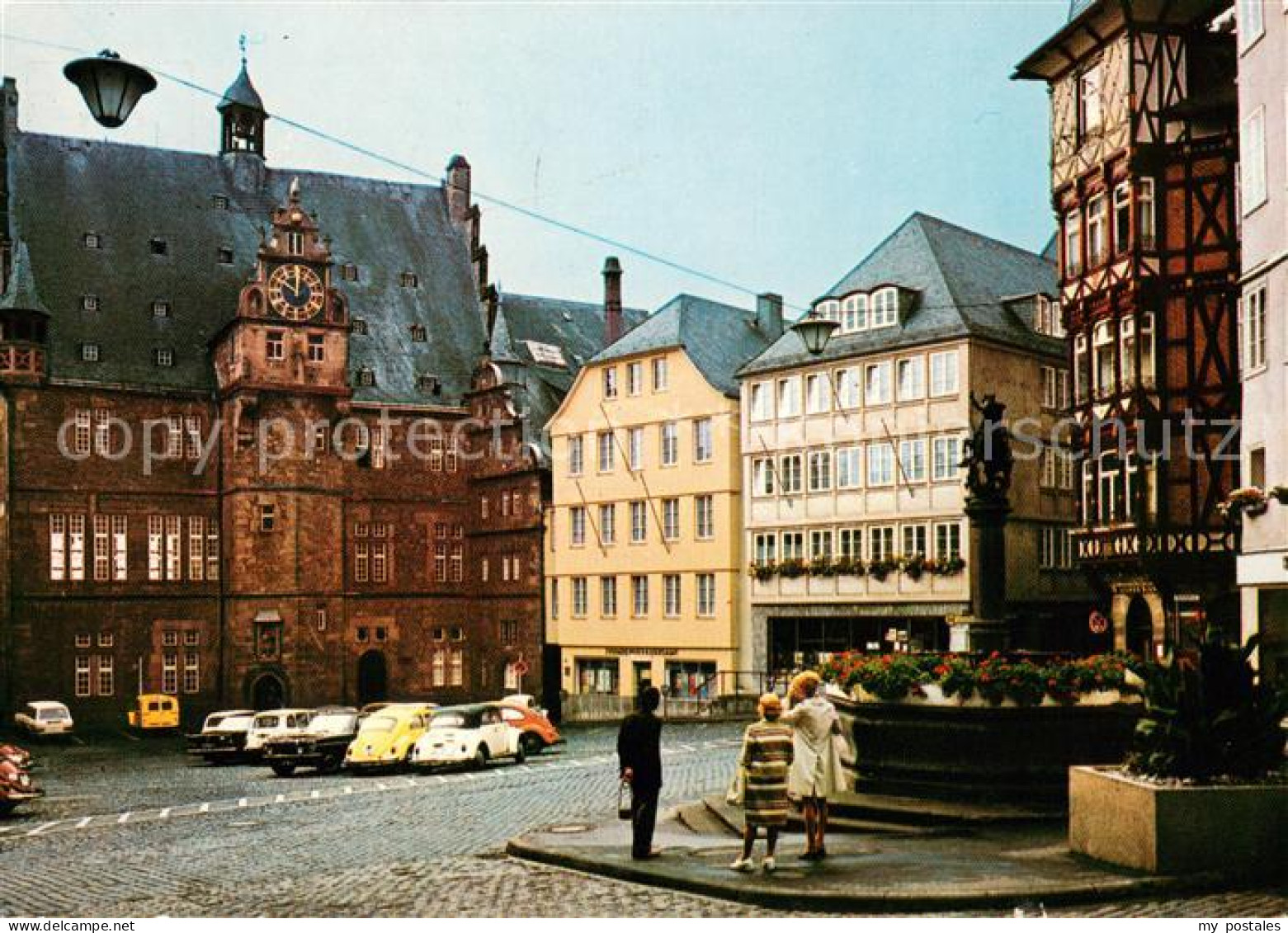 73627017 Marburg Lahn Marktplatz Rathaus Marburg Lahn - Marburg