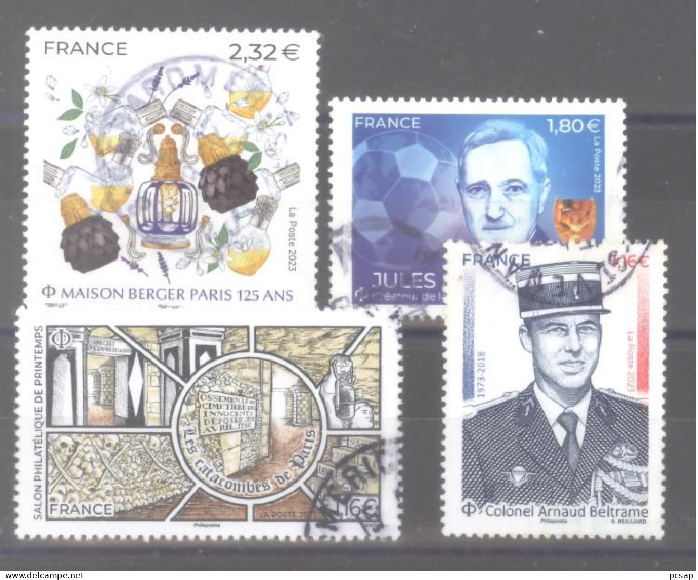France Oblitérés : Jules Rimet N° 5719 - N° 5661 - 5663 & 5709 (cachet Rond) - Used Stamps