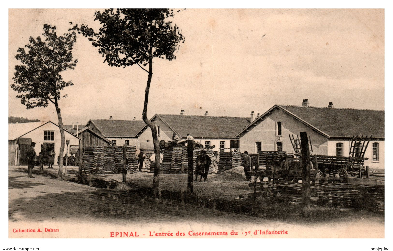 Epinal - L'entrée Des Casernements Du 17° D'Infanterie - Golbey
