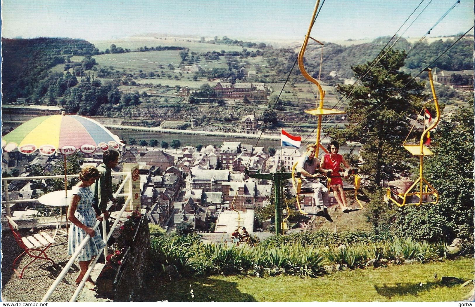 *CPM - BELGIQUE - NAMUR - DINANT Sur MEUSE - Le Télésiège - Dinant