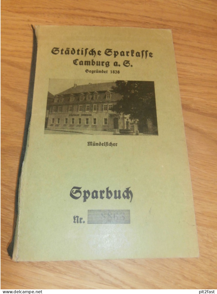 Altes Sparbuch Camburg A. Saale , 1939 - 1945 , Johannes Albrecht In Camburg / Dornburg , Sparkasse , Bank !! - Documents Historiques