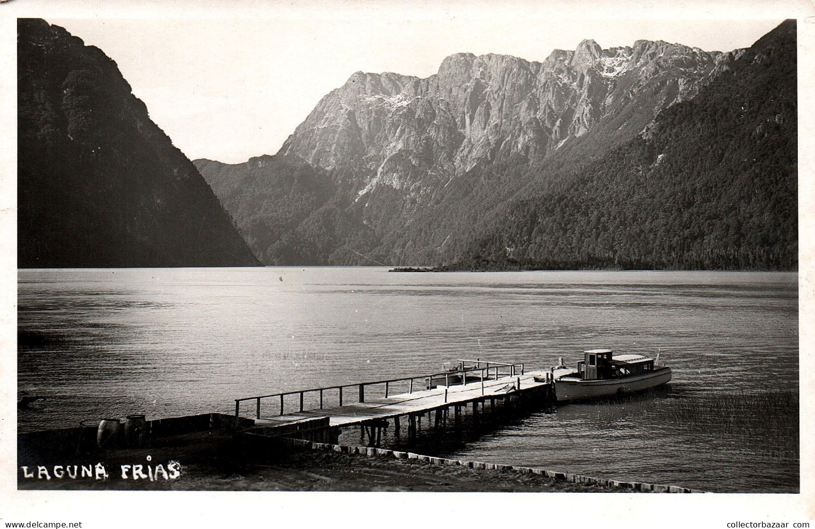 Argentina Bariloche Laguna Frias Real Photo Postcard Ca1930 - Argentinien