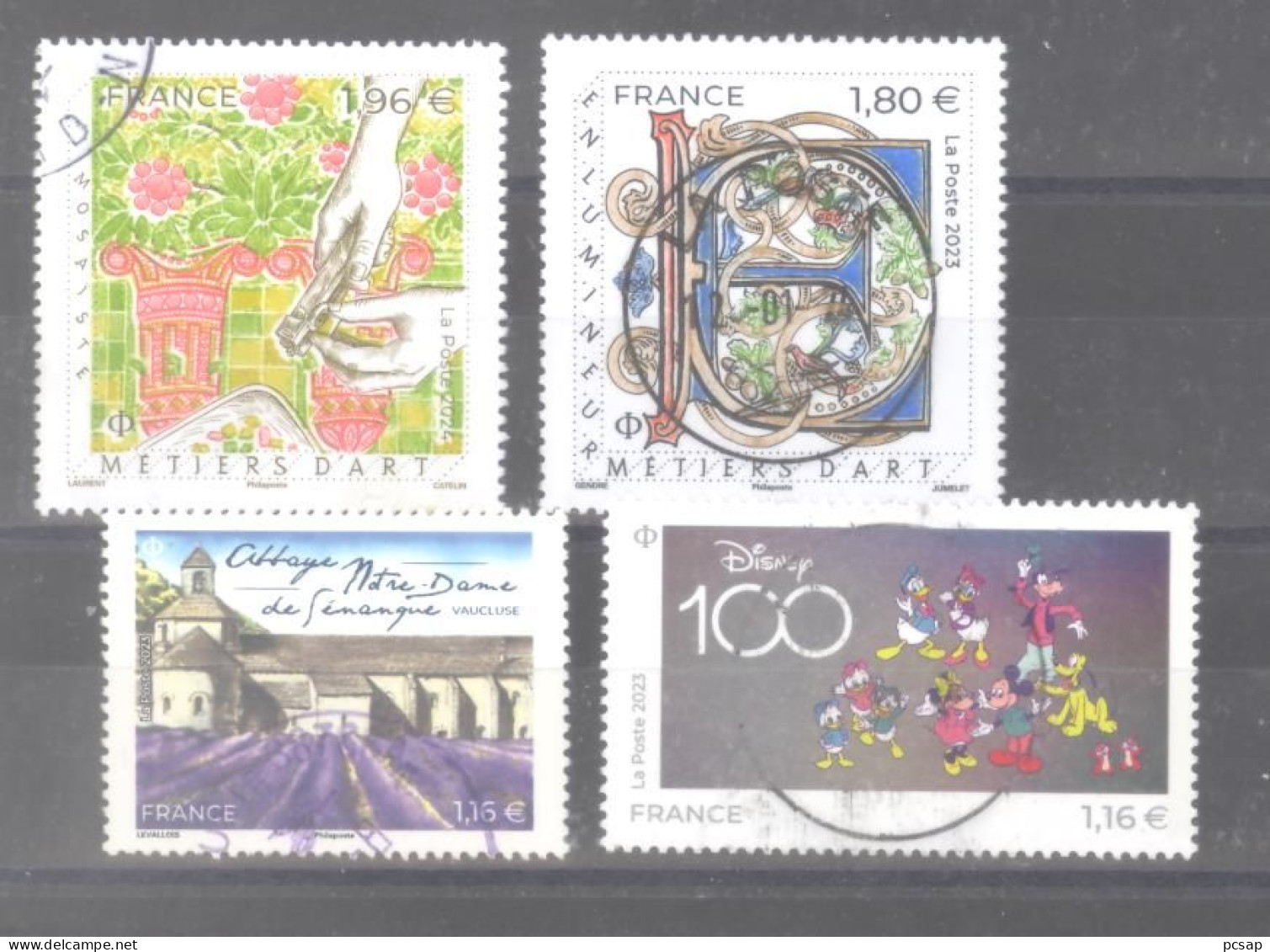 France Oblitérés : 5742 (Mosaïste) - N°5697 - 5711 & 5713 (cachet Rond) - Usati