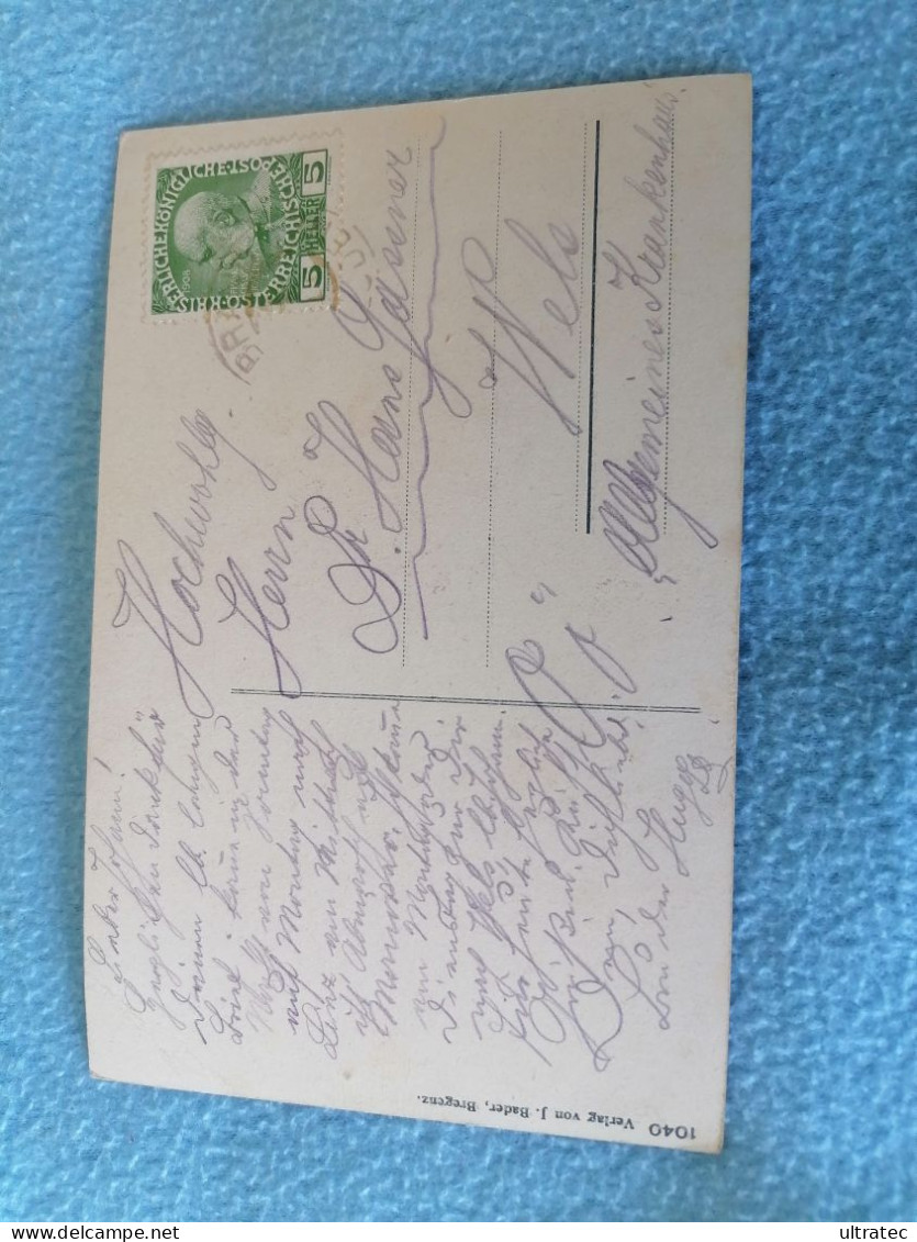 AK "LÜNERSEE BLUDENZ 1910 VORARLBERG" SCHÖNE ALTE POSTKARTE VINTAGE ANTIK ANSICHTSKARTE TOP ZEITDOKUMENT GUT ERHALTEN HE - Bludenz