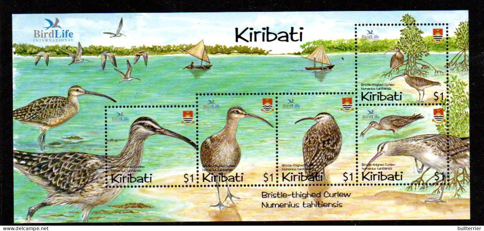 KIRIBATI - 2004 - SHORE BIRDS SOUVENIR SHEET  MINT NEVER HINGED - Kiribati (1979-...)