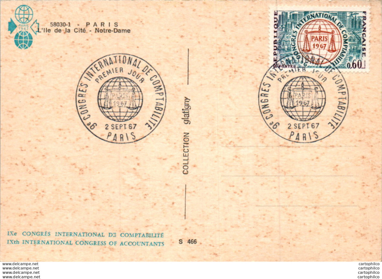 FDC France Paris Ile De La Cite Notre Dame Paris 19067 - 1960-1969