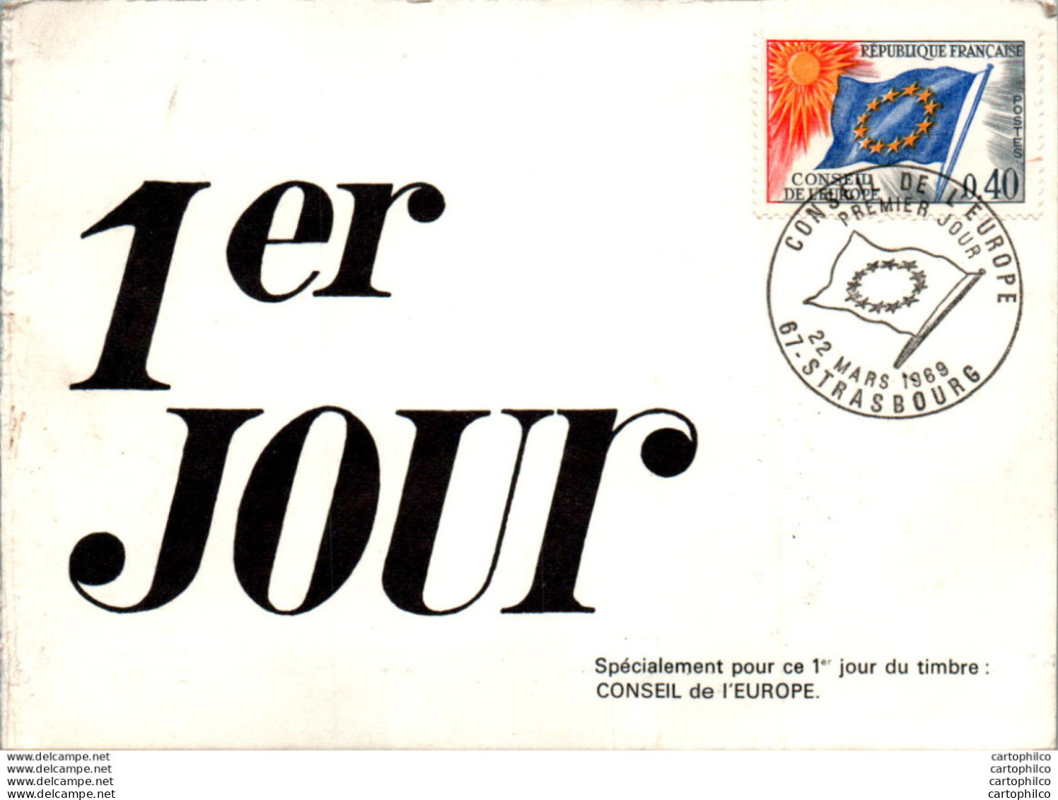 FDC France Strasbourg 19069 - 1960-1969